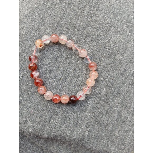 Ferruginous Quartz Bracelet. (7mm) - Picture 1 of 3